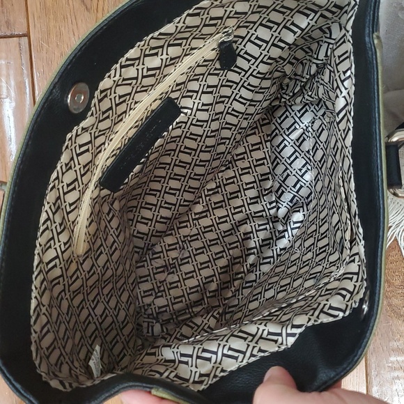 Tignanello Olive and Black Women's Tote Bag - Picture 7 of 8